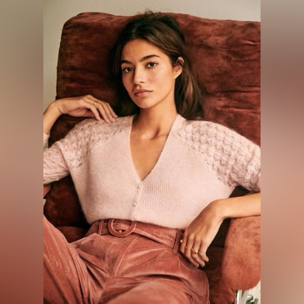 NWOT Sezane Gilet Garance - Petale